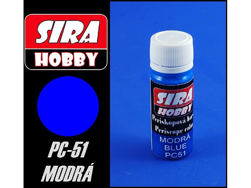 Síra Hobby - PC51 - Periskopová barva - Modrá 10ml