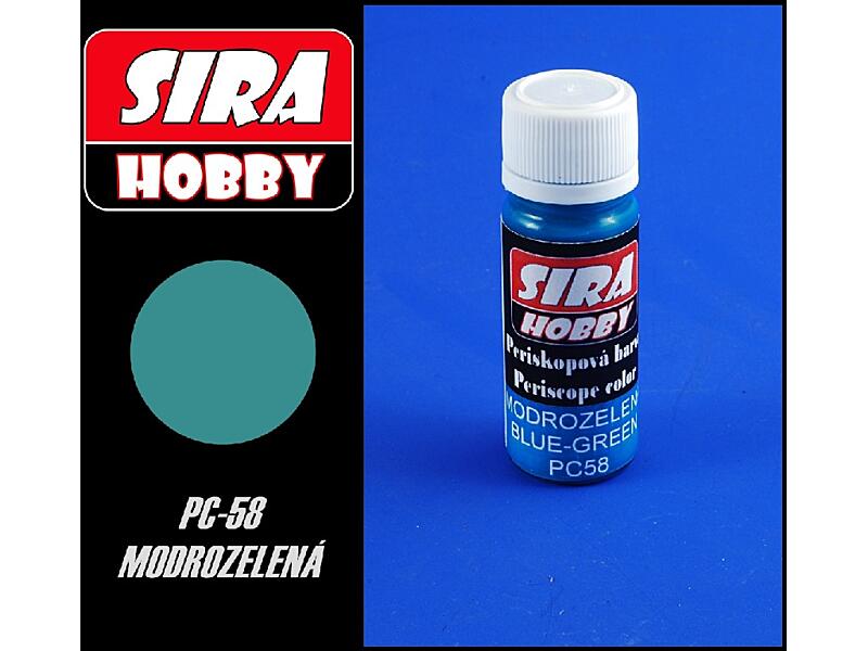 Síra Hobby - PC58 - Periskopová barva - Modrozelená 10ml