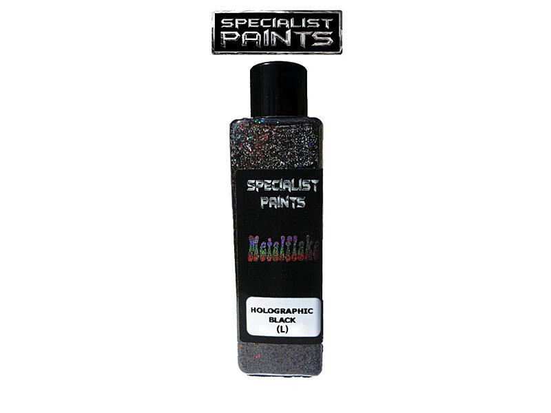 Metal Flake Black Holographic 50g vel. L (0,6 mm)