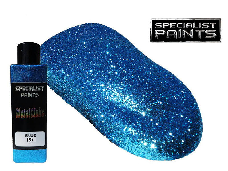 Metal Flake Blue 50g vel. S (0,2 mm)