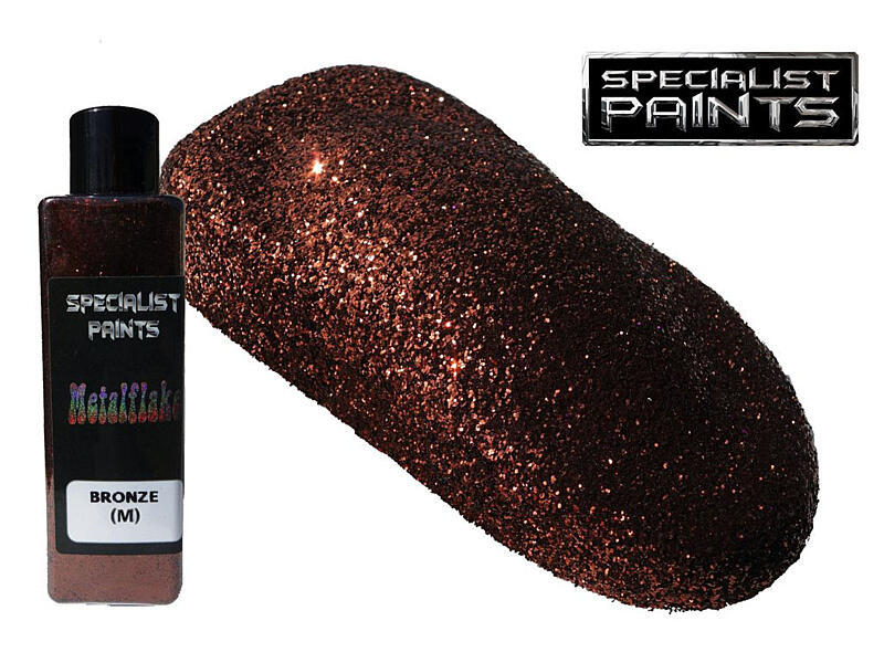 Metal Flake Bronze 50g vel. M (0,4 mm)