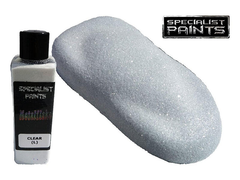Metal Flake Clear 50g vel. L (0,6 mm)