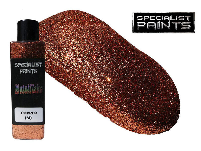 Metal Flake Copper 50g vel. M (0,4 mm)