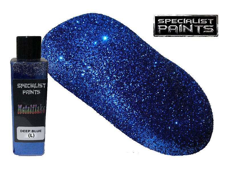 Metal Flake Deep Blue 50g vel. L (0,6 mm)