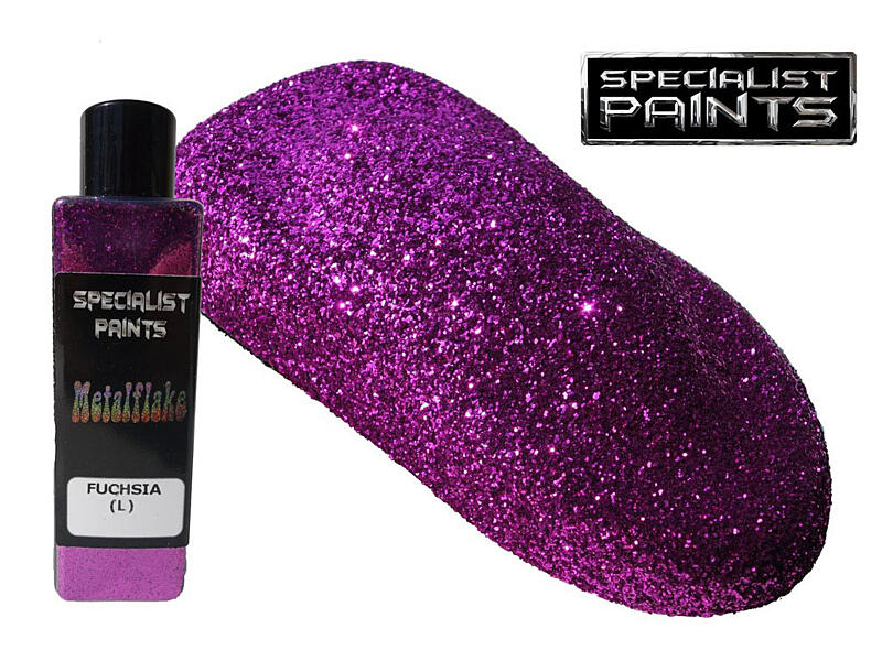 Metal Flake Fuchsia 50g vel. L (0,6 mm)
