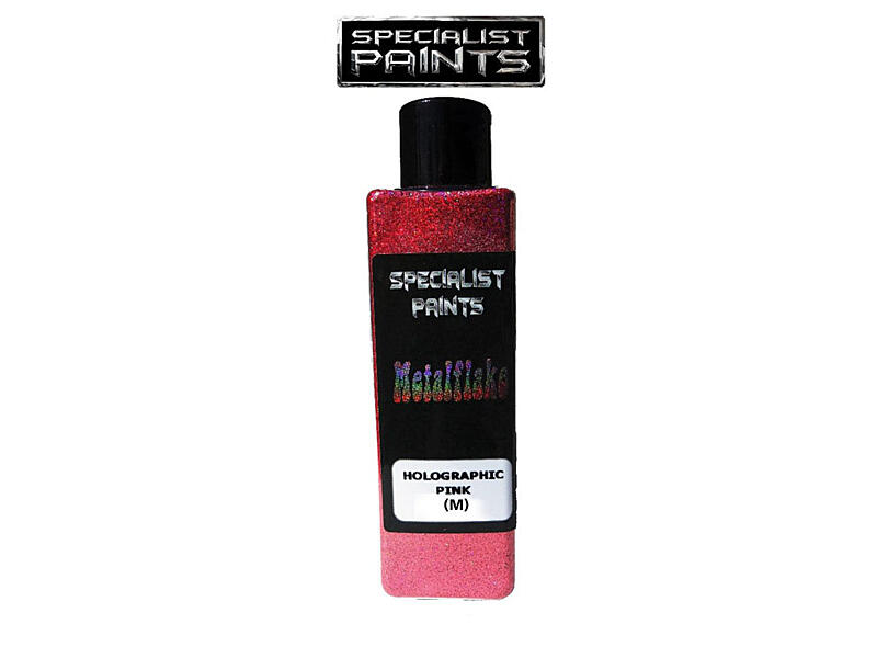 Metal Flake Pink Holographic 50g vel. M (0,4 mm)